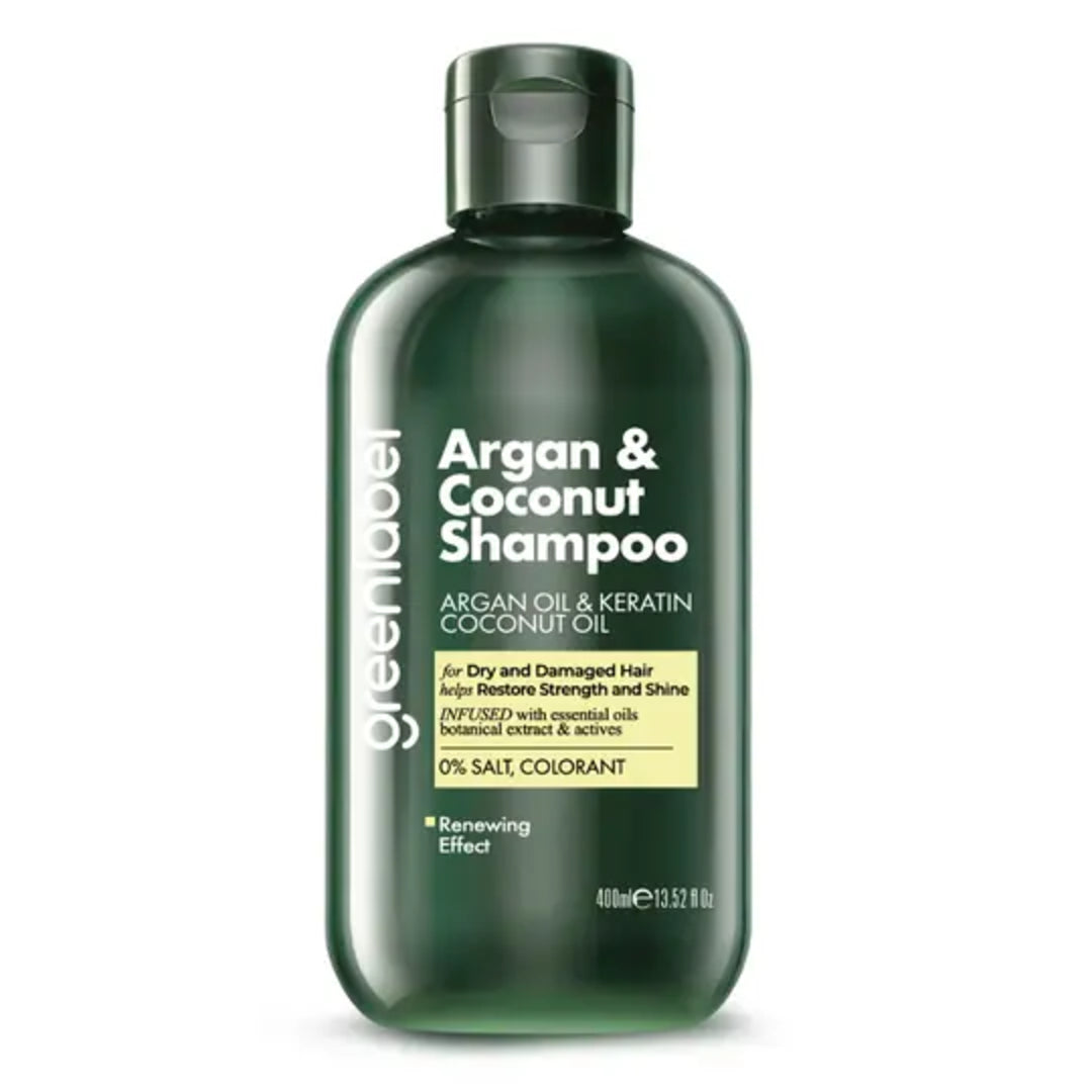 Greenlabel Argan & Coconut Oil Enriched Keratin Shampoo 400 ml