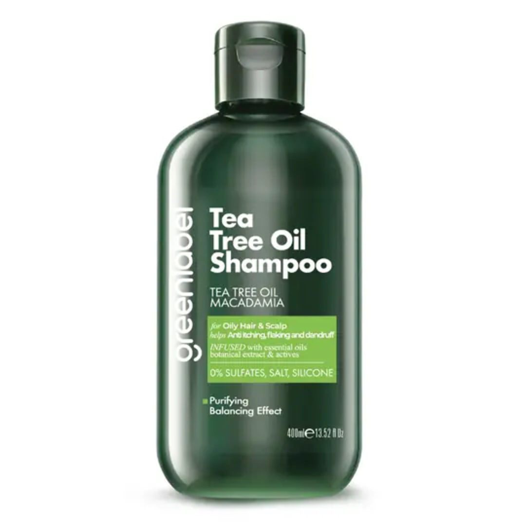 Greenlabel Tea Tree & Macadamia Extract Shampoo 400 ml