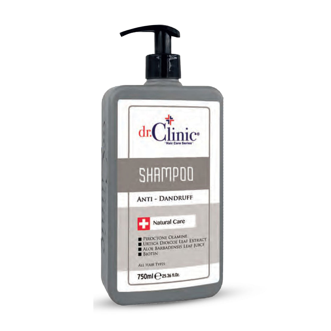  د.كلينيك شامبو ضد القشرة 700 مل -الرمادي