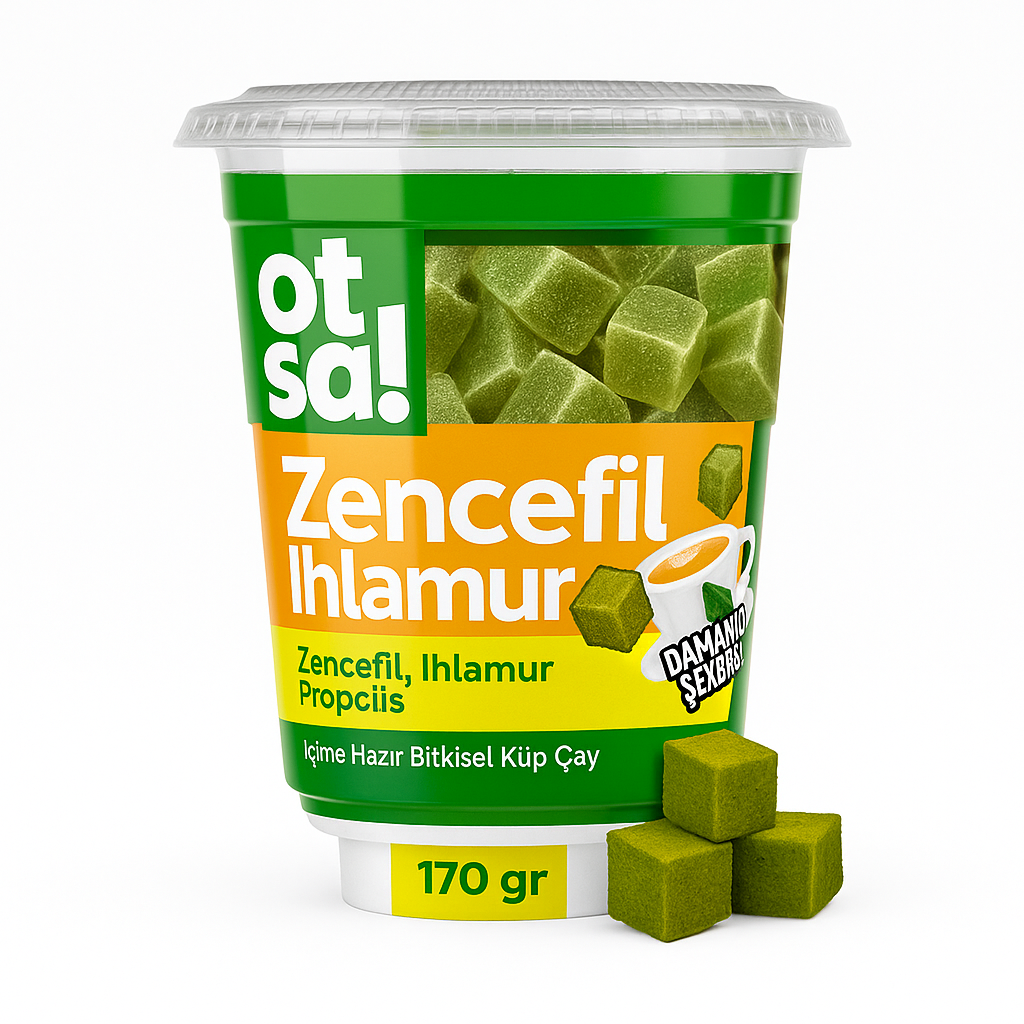 OTSA Cube Ginger&amp;Linden Tea ( Low Sugar )